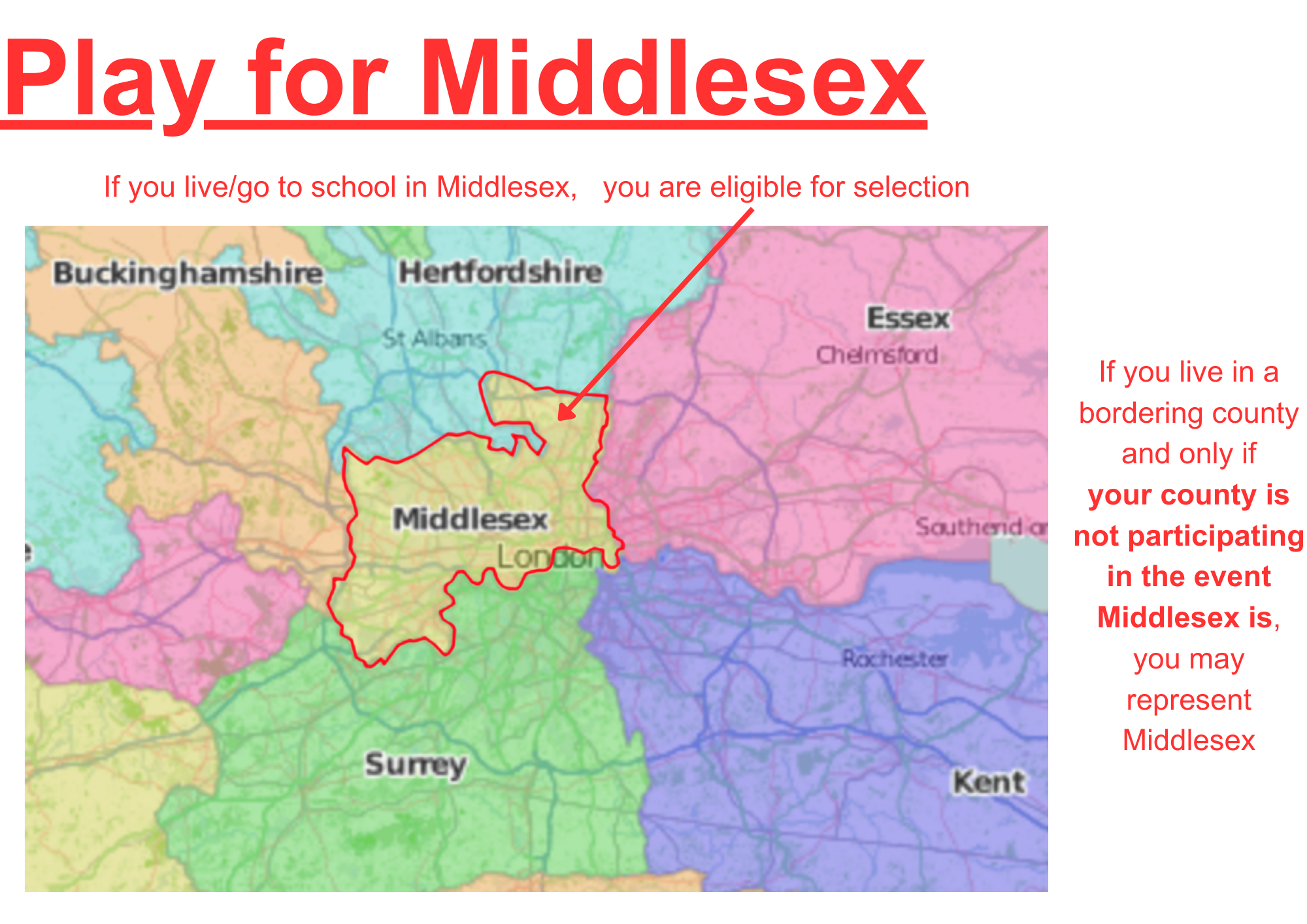 Middlesex team eligibility